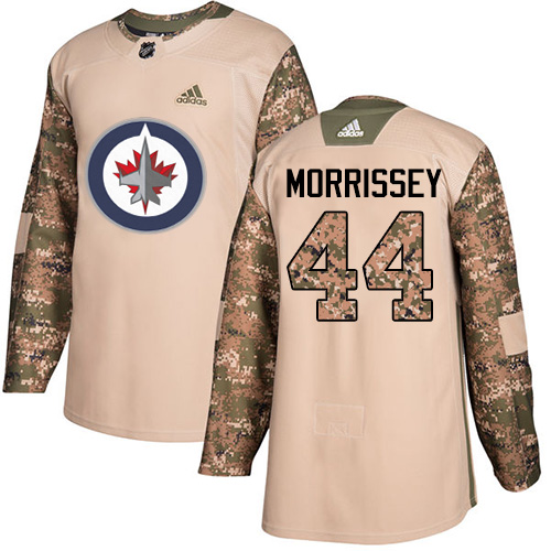 Adidas Jets #44 Josh Morrissey Camo Authentic Veterans Day Stitched NHL Jersey